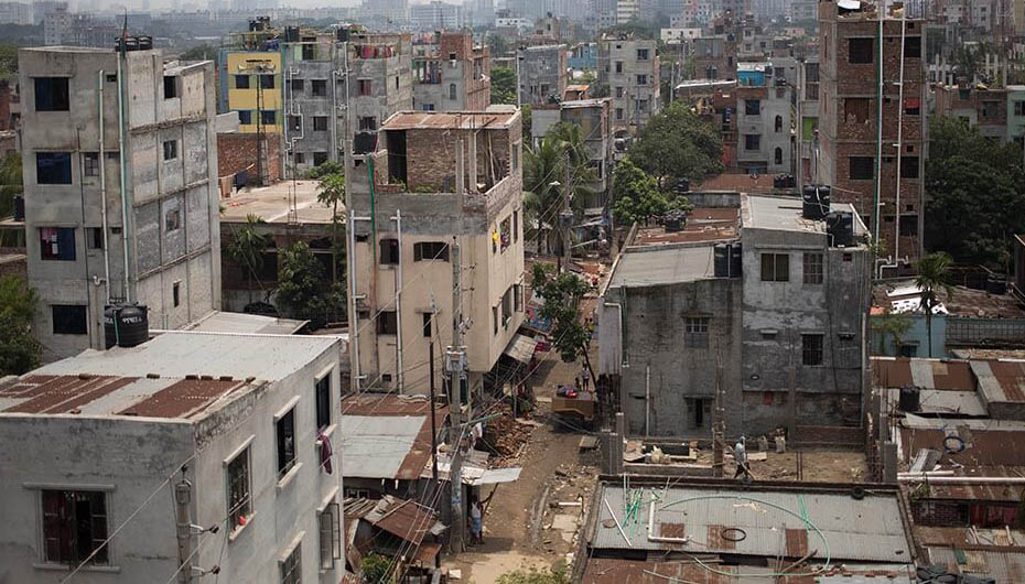 Slums in Dhaka, Bangladesh