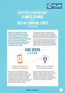 How to talk to your kids about climate change and out-of-control fires - an infographic