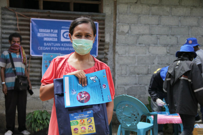 Hygiene kit received from Plan International