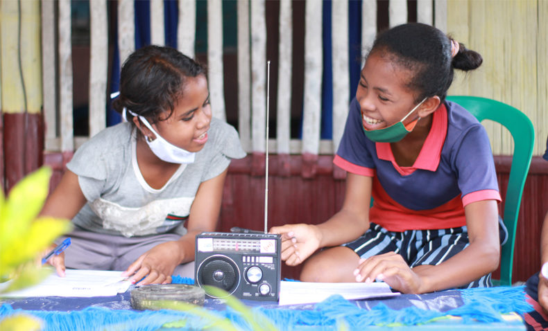 Solar Radios For Two Girls