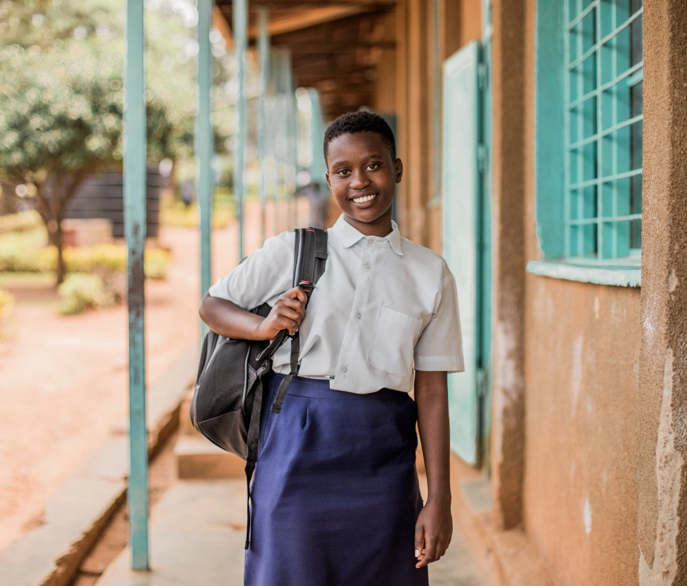 Florence, 17, is a youth club member at her school in Bugesera district