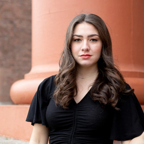 Eva, 18, from the UK is a vocal intersectional feminist, striving for inclusion in her activism and providing a platform for marginalised voices within the movement.