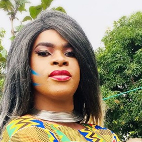 Sessi, 22, from Benin is a young transwoman and human rights defender focused on gender equality and LGBTIQA+ rights.