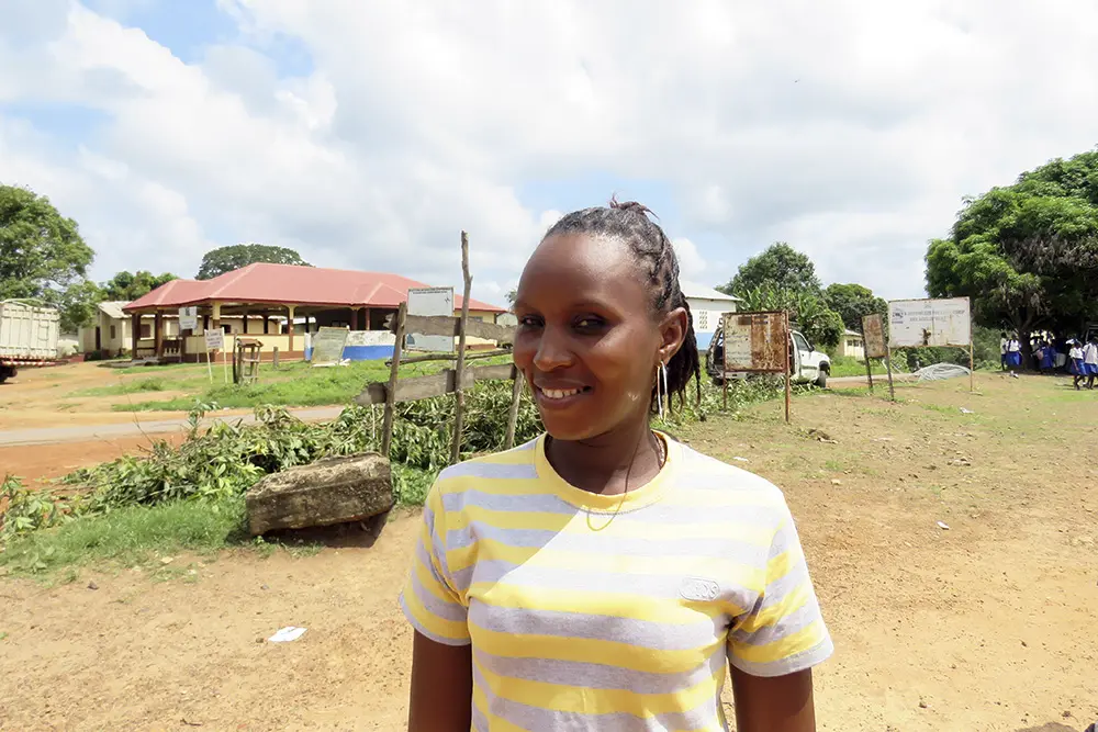 Aminata, 18, stopped her child marriage from taking place