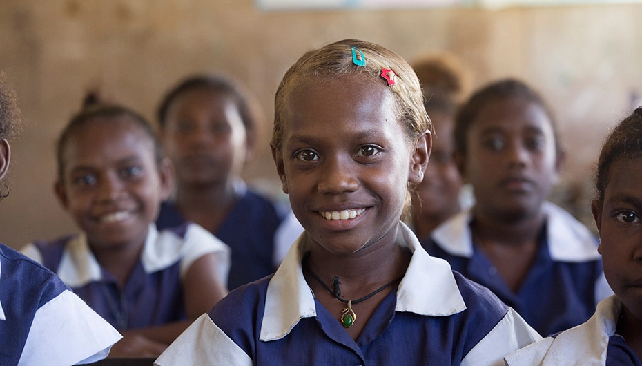 Philomena from the Solomon Islands wants to be a doctor when she grows up.