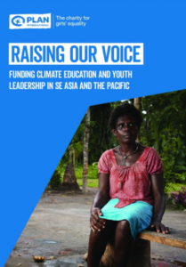 Cover of the Raising our Voice report by Plan International