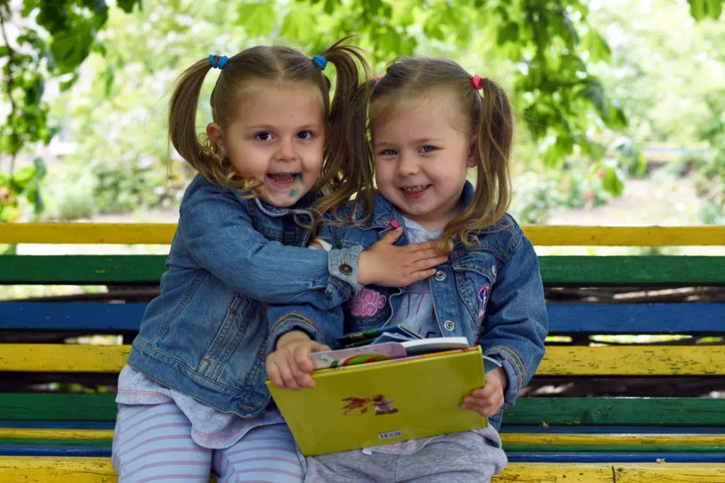 Liliana and Diana, children impacted by the crisis in Ukraine