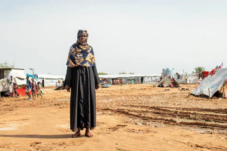 Struggle and resilience of people fleeing violence in Sudan