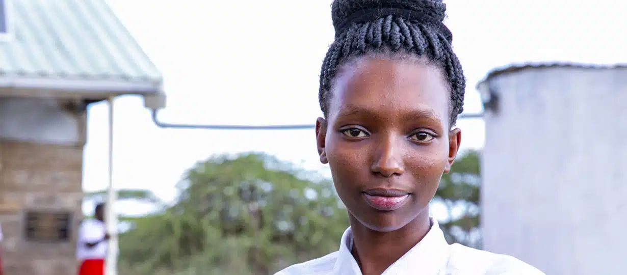 Maasi girl Poria undertakes Plan’s Break Free program in Kenya which helps prevent teen pregnancy by educating women and girls about their sexual health and rights. Photo by Armstrong Kiprotich / Plan International