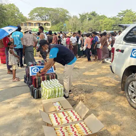 On the ground in Myanmar: Urgent relief after disaster 