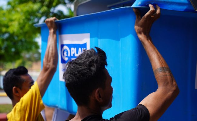 Water Tank Distribution - Sanda Mu Ni Pagoda camp, Aung Myay Thar Zan township, Mandalay