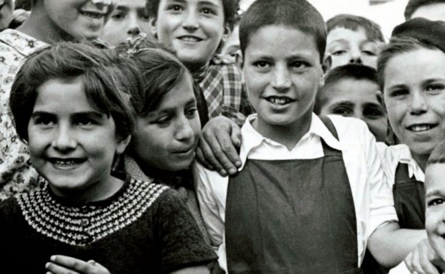 A photo from Plan International's early days during the Spanish Civil War