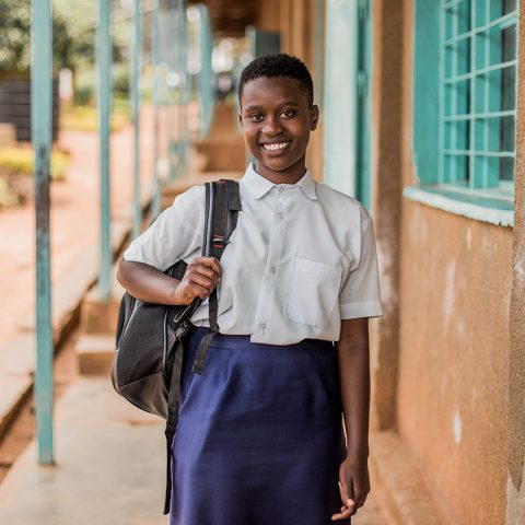 Florence, 17, is a youth club member at her school in Bugesera district